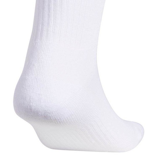 ADIDAS• ATHLETIC CUSHIONED CREW SOCKS • 6 PAIRS - Picture 3 of 6